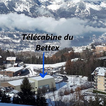 Duplex 6-8 pers, avec garage, WIFI, calme, proche des pistes, top équipé et linges fournis, vue magnifique Saint-Gervais-les-Bains Esterno foto