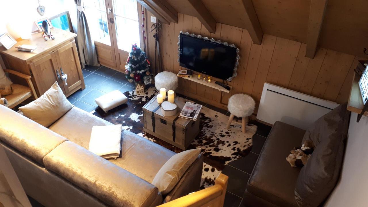 Duplex 6-8 pers, avec garage, WIFI, calme, proche des pistes, top équipé et linges fournis, vue magnifique Saint-Gervais-les-Bains Esterno foto