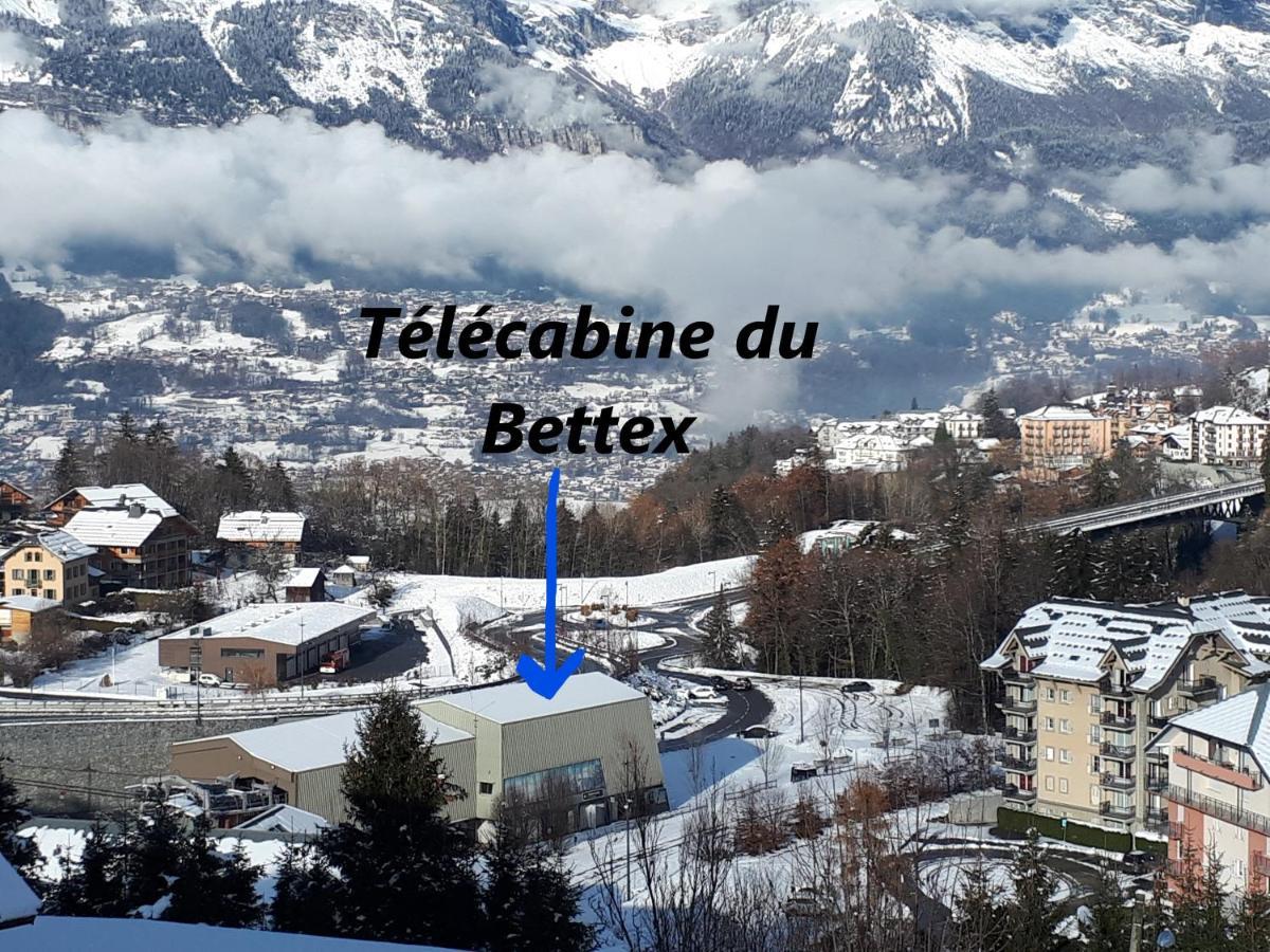 Duplex 6-8 pers, avec garage, WIFI, calme, proche des pistes, top équipé et linges fournis, vue magnifique Saint-Gervais-les-Bains Esterno foto