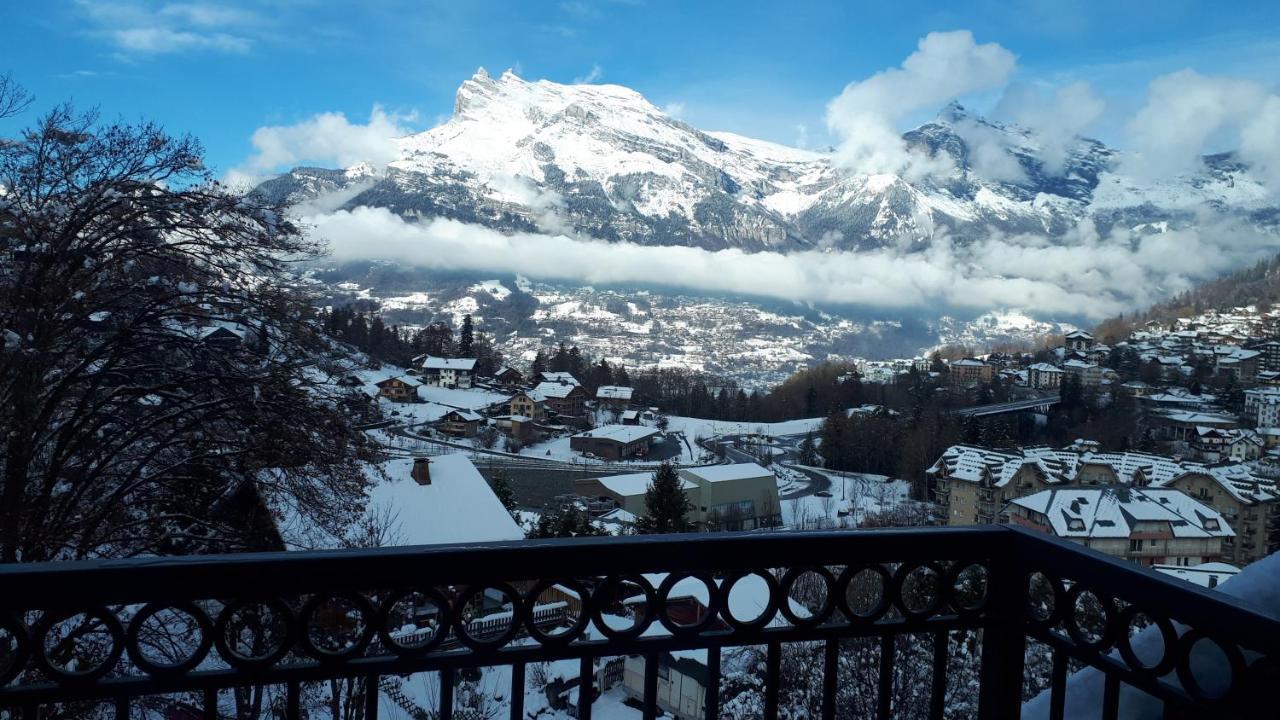 Duplex 6-8 pers, avec garage, WIFI, calme, proche des pistes, top équipé et linges fournis, vue magnifique Saint-Gervais-les-Bains Esterno foto