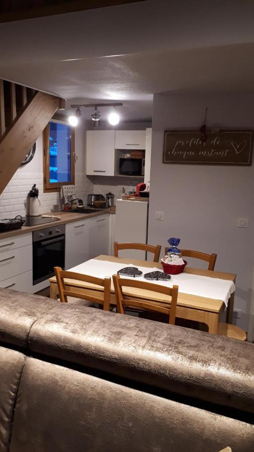 Duplex 6-8 pers, avec garage, WIFI, calme, proche des pistes, top équipé et linges fournis, vue magnifique Saint-Gervais-les-Bains Esterno foto