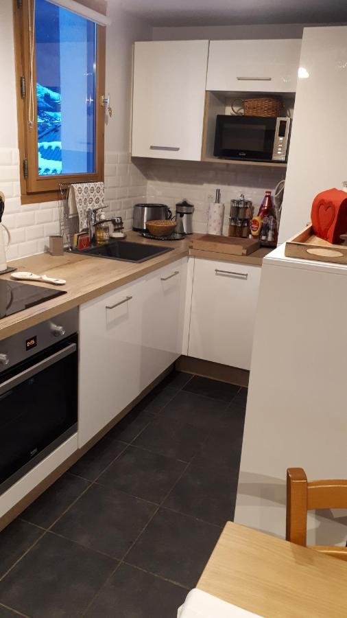 Duplex 6-8 pers, avec garage, WIFI, calme, proche des pistes, top équipé et linges fournis, vue magnifique Saint-Gervais-les-Bains Esterno foto
